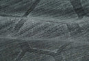 Modern Geometrical Hand Woven 2x3 Charcoal Area Rug made with Art Silk | N7123