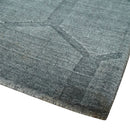 Charcoal Modern Geometric Hand-Woven Area Rug 2x3 - Art Silk