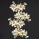 GobekUsa Modern Ginkgo Leaf LED Chandelier Dining Room Lighting