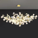 GobekUsa Modern Ginkgo Leaf LED Chandelier Dining Room Lighting