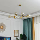 GobekUsa Modern Glass Ball LED Chandelier - Home Decor