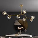 GobekUsa Modern Glass Ball LED Chandelier - Home Decor