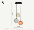 GobekUsa Glass Ball Lustre Pendant Lights - Modern Kitchen Hanging Fixture