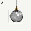 GobekUsa Glass Ball Lustre Pendant Lights - Modern Kitchen Hanging Fixture