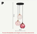 GobekUsa Glass Ball Lustre Pendant Lights - Modern Kitchen Hanging Fixture