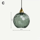 GobekUsa Glass Ball Lustre Pendant Lights - Modern Kitchen Hanging Fixture