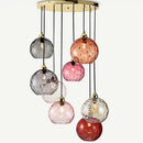 GobekUsa Glass Ball Lustre Pendant Lights - Modern Kitchen Hanging Fixture