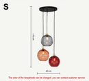 GobekUsa Glass Ball Lustre Pendant Lights - Modern Kitchen Hanging Fixture