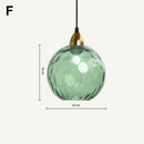 GobekUsa Glass Ball Lustre Pendant Lights - Modern Kitchen Hanging Fixture