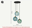 GobekUsa Glass Ball Lustre Pendant Lights - Modern Kitchen Hanging Fixture