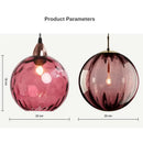GobekUsa Glass Ball Lustre Pendant Lights - Modern Kitchen Hanging Fixture