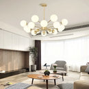 GobekUsa Glass Ball Pendant Lights Modern Nordic Chandelier LED Living Room Decor