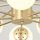 GobekUsa Glass Ball Pendant Lights Modern Nordic Chandelier LED Living Room Decor