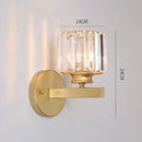 GobekUsa Glass Ball LED Wall Lamp for Corridor Bedroom Living Room Décor