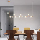 GobekUsa Glass Black Chandelier Pendant Lamp Nordic Modern Living Room Light