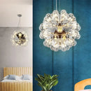 GobekUsa Glass Bubble LED Hanging Lamp for Bedroom Living Room Bar Villa
