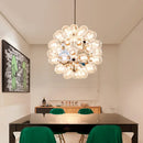 GobekUsa Glass Bubble LED Hanging Lamp for Bedroom Living Room Bar Villa