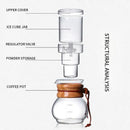 GobekUsa Glass Coffee Kettle Dripper Pot Cold Brew Ice Dripper 400ml Coffee Maker