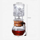 GobekUsa Glass Coffee Kettle Dripper Pot Cold Brew Ice Dripper 400ml Coffee Maker