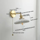 GobekUsa Glass Copper LED Wall Lights Modern Style for Indoor Bedroom Living Room