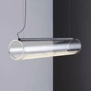 GobekUsa Glass Cylinder Chandelier: Sleek Indoor Lighting for Living Room & Dining Room