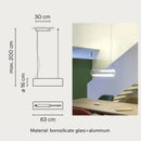 GobekUsa Glass Cylinder Chandelier: Sleek Indoor Lighting for Living Room & Dining Room