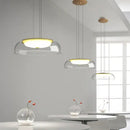 GobekUsa Glass Pendant Lights Simple Indoor Home Decor Lighting for Living Room and Dining Room