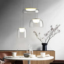 GobekUsa Glass Pendant Lights Simple Indoor Home Decor Lighting for Living Room and Dining Room
