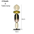 GobekUsa Glass Floor Lamp LED Table Light - Italian Design High Quality