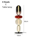 GobekUsa Glass Floor Lamp LED Table Light - Italian Design High Quality