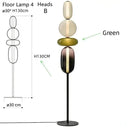 GobekUsa Glass Floor Lamp LED Table Light - Italian Design High Quality