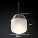 GobekUsa Glass Flying Saucer Chandelier - LED Hardware Pendant Lighting for Living Room