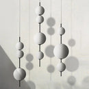 Modern Glass Globe 3-Light Pendant Chandelier
