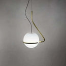 GobekUsa Glass Globe Pendant Lamp for Bedroom Living Room Kitchen Island