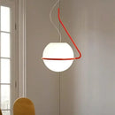 GobekUsa Glass Globe Pendant Lamp for Bedroom Living Room Kitchen Island
