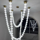 GobekUsa Glass Gold Pendant Light for Living Room Luxury Bubble Necklace