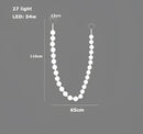 GobekUsa Glass Gold Pendant Light for Living Room Luxury Bubble Necklace
