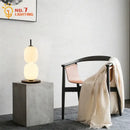 GobekUsa Glass Gourd Table Lamp Marble Base Modern LED Indoor Lighting