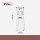 Modern glass seasoning bottle set with pump – kitchen oil dispenser by Decorbites