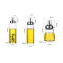 Modern glass seasoning storage bottle set for kitchen organization by Decorbites