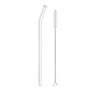 Modern glass straw set with oil dispenser – kitchen & bar accessory by Decorbites