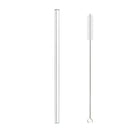 Modern glass straw set with oil dispenser – kitchen & bar accessory by Decorbites