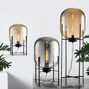 Modern glass table lamp set of 3 – living room globe lights by Decorbites