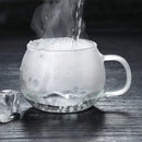 Modern glass tea cup with infuser and lid – kitchen drinkware by Decorbites