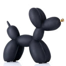 Modern glossy balloon dog sculpture living room animal decor by Decorbites