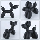 Modern glossy balloon dog sculpture living room animal decor by Decorbites