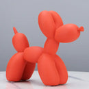 Modern glossy balloon dog sculpture living room animal decor by Decorbites