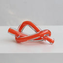 GobekUsa Geometric Glass Sculpture Twine Knot Decor Home Decor Accessory