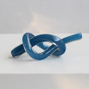 GobekUsa Geometric Glass Sculpture Twine Knot Decor Home Decor Accessory