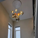 GobekUsa Glass Lava LED Pendant Lights for Modern Living Room Bedroom Decor